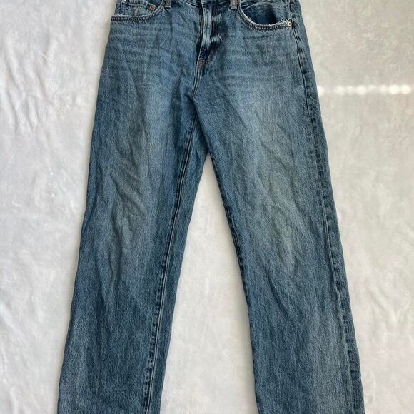 Pistola Straight Leg Jeans Women's 27 Blue Denim Luxury Casual Fall Flattering - Picture 2 of 6